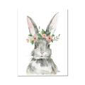 Picture of Floral Bunny _GroupedProduct_Rectangle_Portrait_Canvas_
