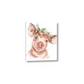 Picture of Flower Piglet _GroupedProduct_Rectangle_Portrait_Canvas_