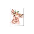 Picture of Flower Piglet _GroupedProduct_Rectangle_Portrait_Canvas_