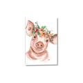 Picture of Flower Piglet _GroupedProduct_Rectangle_Portrait_Canvas_