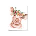 Picture of Flower Piglet _GroupedProduct_Rectangle_Portrait_Canvas_