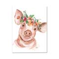 Picture of Flower Piglet _GroupedProduct_Rectangle_Portrait_Canvas_
