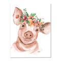 Picture of Flower Piglet _GroupedProduct_Rectangle_Portrait_Canvas_
