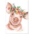 Picture of Flower Piglet _GroupedProduct_Rectangle_Portrait_Canvas_