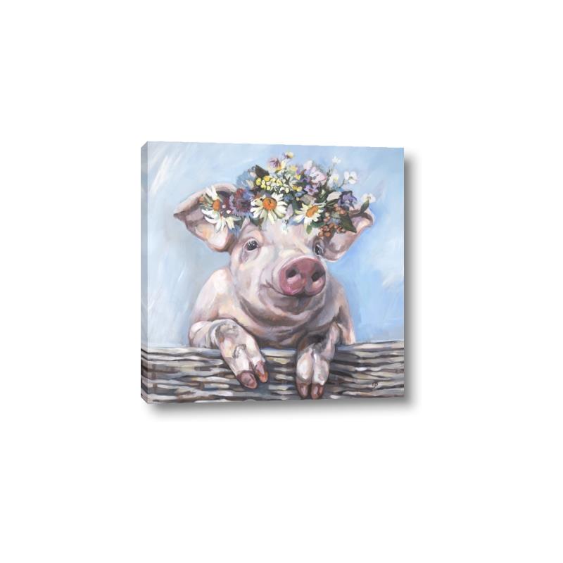 Picture of Flower Piglet I _GroupedProduct_Square_Canvas_