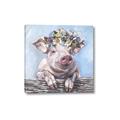 Picture of Flower Piglet I _GroupedProduct_Square_Canvas_