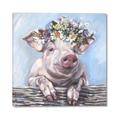 Picture of Flower Piglet I _GroupedProduct_Square_Canvas_