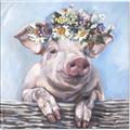 Picture of Flower Piglet I _GroupedProduct_Square_Canvas_