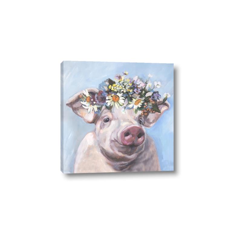 Picture of Flower Piglet II _GroupedProduct_Square_Canvas_