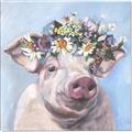 Picture of Flower Piglet II _GroupedProduct_Square_Canvas_