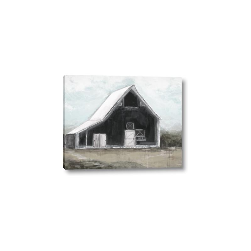 Picture of Black Barn House _GroupedProduct_Rectangle_Landscape_Canvas_