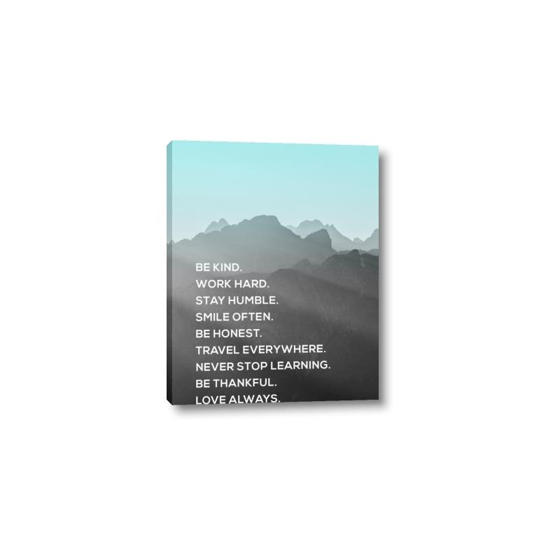Picture of Be Kind Work Hard I _GroupedProduct_Rectangle_Portrait_Canvas_