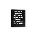 Picture of I'll Stop Wearing Black III _GroupedProduct_Rectangle_Portrait_Canvas_