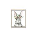 Picture of Floral Bunny _GroupedProduct_Rectangle_Portrait_Canvas_Framed_