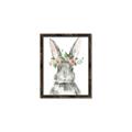 Picture of Floral Bunny _GroupedProduct_Rectangle_Portrait_Canvas_Framed_