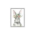 Picture of Floral Bunny _GroupedProduct_Rectangle_Portrait_Canvas_Framed_