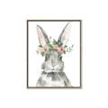Picture of Floral Bunny _GroupedProduct_Rectangle_Portrait_Canvas_Framed_