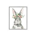 Picture of Floral Bunny _GroupedProduct_Rectangle_Portrait_Canvas_Framed_