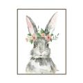 Picture of Floral Bunny _GroupedProduct_Rectangle_Portrait_Canvas_Framed_