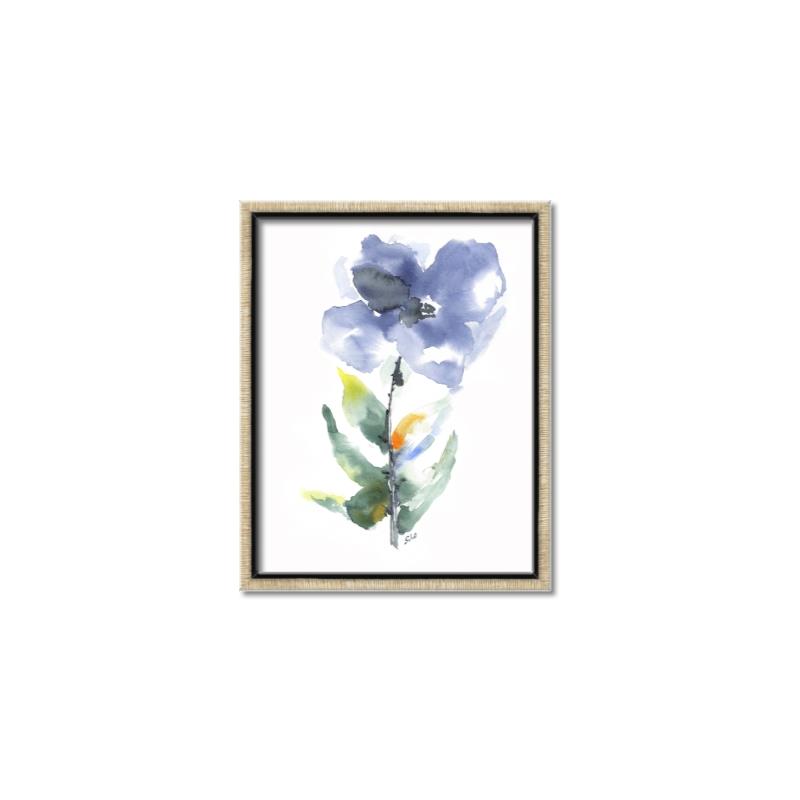 Picture of Purple Petunia II _GroupedProduct_Rectangle_Portrait_Canvas_Framed_