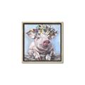 Picture of Flower Piglet I _GroupedProduct_Square_Canvas_Framed_