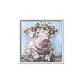 Picture of Flower Piglet I _GroupedProduct_Square_Canvas_Framed_