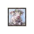 Picture of Flower Piglet I _GroupedProduct_Square_Canvas_Framed_