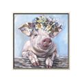 Picture of Flower Piglet I _GroupedProduct_Square_Canvas_Framed_
