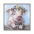 Picture of Flower Piglet I _GroupedProduct_Square_Canvas_Framed_