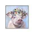 Picture of Flower Piglet II _GroupedProduct_Square_Canvas_Framed_