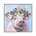 Picture of Flower Piglet II _GroupedProduct_Square_Canvas_Framed_
