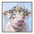 Picture of Flower Piglet II _GroupedProduct_Square_Canvas_Framed_