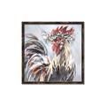 Picture of Gallic Rooster III _GroupedProduct_Square_Canvas_Framed_