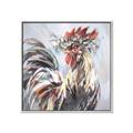 Picture of Gallic Rooster III _GroupedProduct_Square_Canvas_Framed_