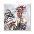 Picture of Gallic Rooster III _GroupedProduct_Square_Canvas_Framed_