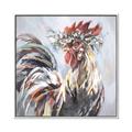 Picture of Gallic Rooster III _GroupedProduct_Square_Canvas_Framed_