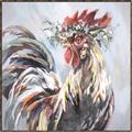 Picture of Gallic Rooster III _GroupedProduct_Square_Canvas_Framed_