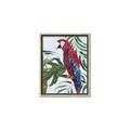 Picture of Red Parrot Paradise I _GroupedProduct_Rectangle_Portrait_Canvas_Framed_