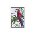 Picture of Red Parrot Paradise I _GroupedProduct_Rectangle_Portrait_Canvas_Framed_