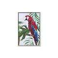 Picture of Red Parrot Paradise I _GroupedProduct_Rectangle_Portrait_Canvas_Framed_