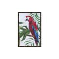Picture of Red Parrot Paradise I _GroupedProduct_Rectangle_Portrait_Canvas_Framed_