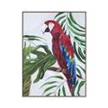 Picture of Red Parrot Paradise I _GroupedProduct_Rectangle_Portrait_Canvas_Framed_