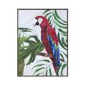 Picture of Red Parrot Paradise I _GroupedProduct_Rectangle_Portrait_Canvas_Framed_