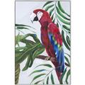 Picture of Red Parrot Paradise I _GroupedProduct_Rectangle_Portrait_Canvas_Framed_