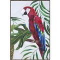 Picture of Red Parrot Paradise I _GroupedProduct_Rectangle_Portrait_Canvas_Framed_