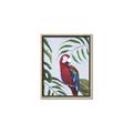 Picture of Red Parrot Paradise II _GroupedProduct_Rectangle_Portrait_Canvas_Framed_