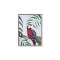 Picture of Red Parrot Paradise II _GroupedProduct_Rectangle_Portrait_Canvas_Framed_