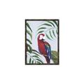 Picture of Red Parrot Paradise II _GroupedProduct_Rectangle_Portrait_Canvas_Framed_