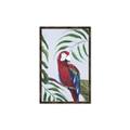 Picture of Red Parrot Paradise II _GroupedProduct_Rectangle_Portrait_Canvas_Framed_