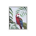 Picture of Red Parrot Paradise II _GroupedProduct_Rectangle_Portrait_Canvas_Framed_